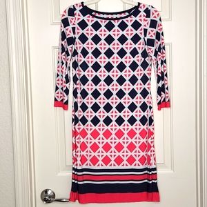 Eliza J Abstract Geometric Print Dress Size 4